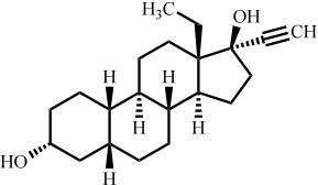 3-α,5-β-四氢左炔诺孕酮