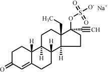 左炔诺孕酮硫酸钠盐