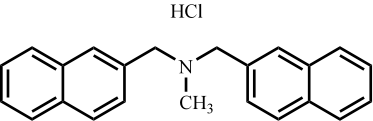 特比萘芬杂质1盐酸[N-甲基-双(1-萘甲基)胺盐酸盐]