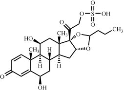 6-β-羟基布地奈德硫酸盐