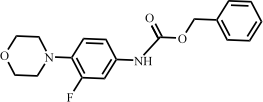 3-氟-4-(4-吗啉基)苯基苄基氨基甲酸酯
