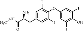 N-甲基酰胺左甲状腺素