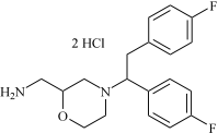 莫沙必利杂质9 二盐酸盐(非对映异构体混合物)