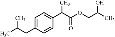 2-羟丙基2-(4-异丁基苯基)丙酸酯