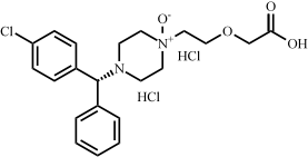 (R) -西替利嗪N1氧化物二盐酸