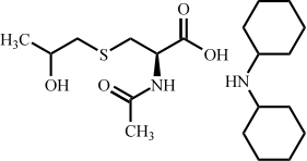 N-乙酰-S-(2-羟丙基)-L-半胱氨酸 二环己基胺盐
