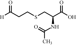 N-乙酰-S-(3-氧丙基)-L-半胱氨酸